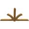 Ekena Millwork Redmond Rough Sawn Timber Gable Bracket, Western Red Cedar, 60"W x 35"H x 2"D x 4"F, 14/12 Pitch GBW060X35X0204RED00RWR - alternate 3